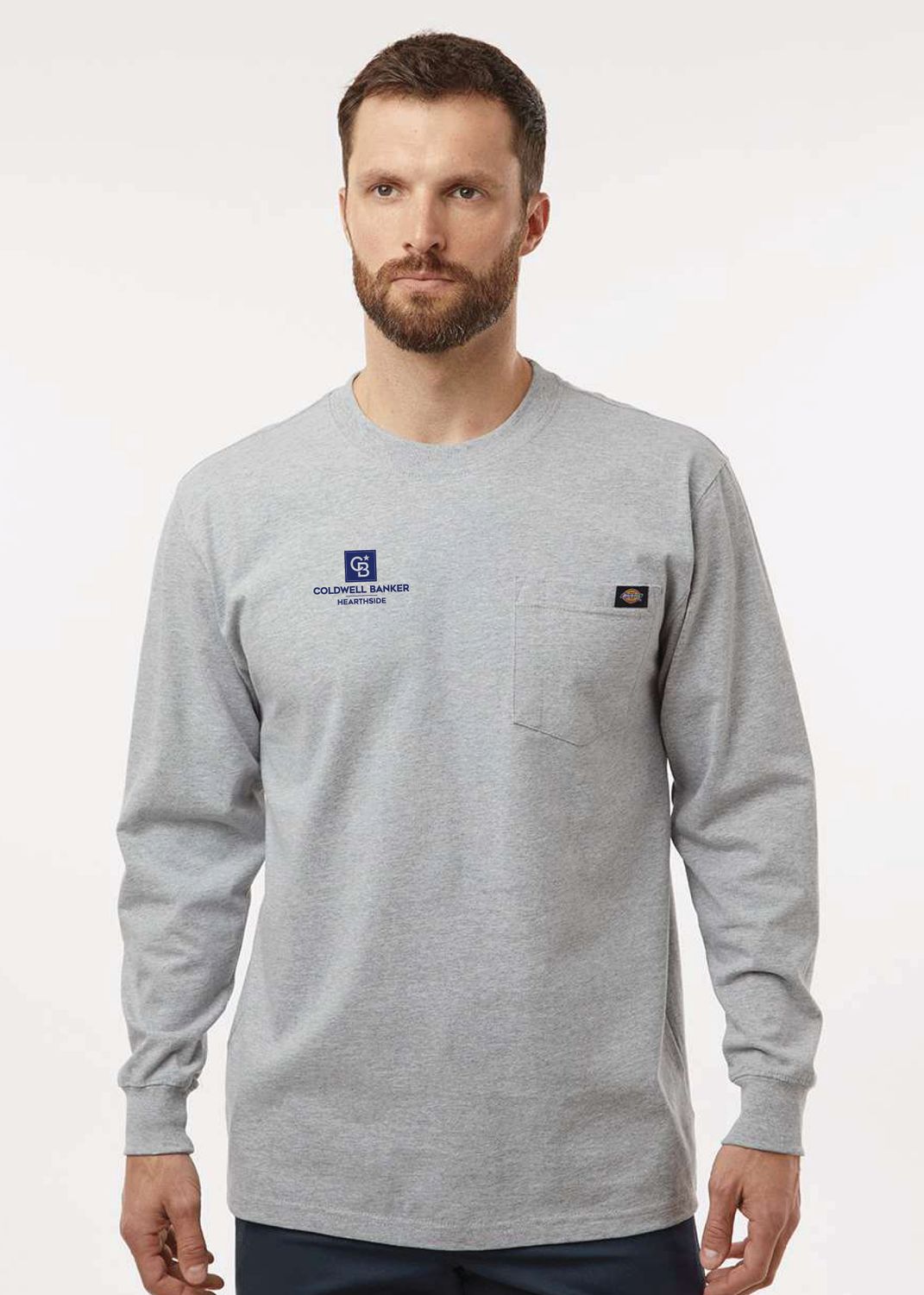 DICKIES Men's Traditional Heavyweight Long Sleeve T-Shirt