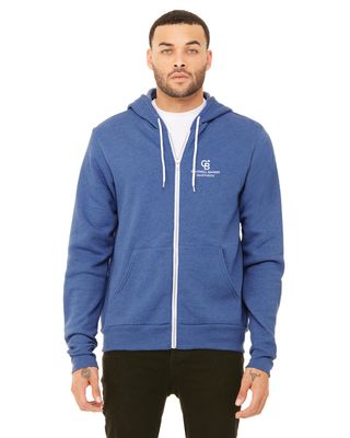 Unisex Fleece Full Zip Hooded Sweatshirt