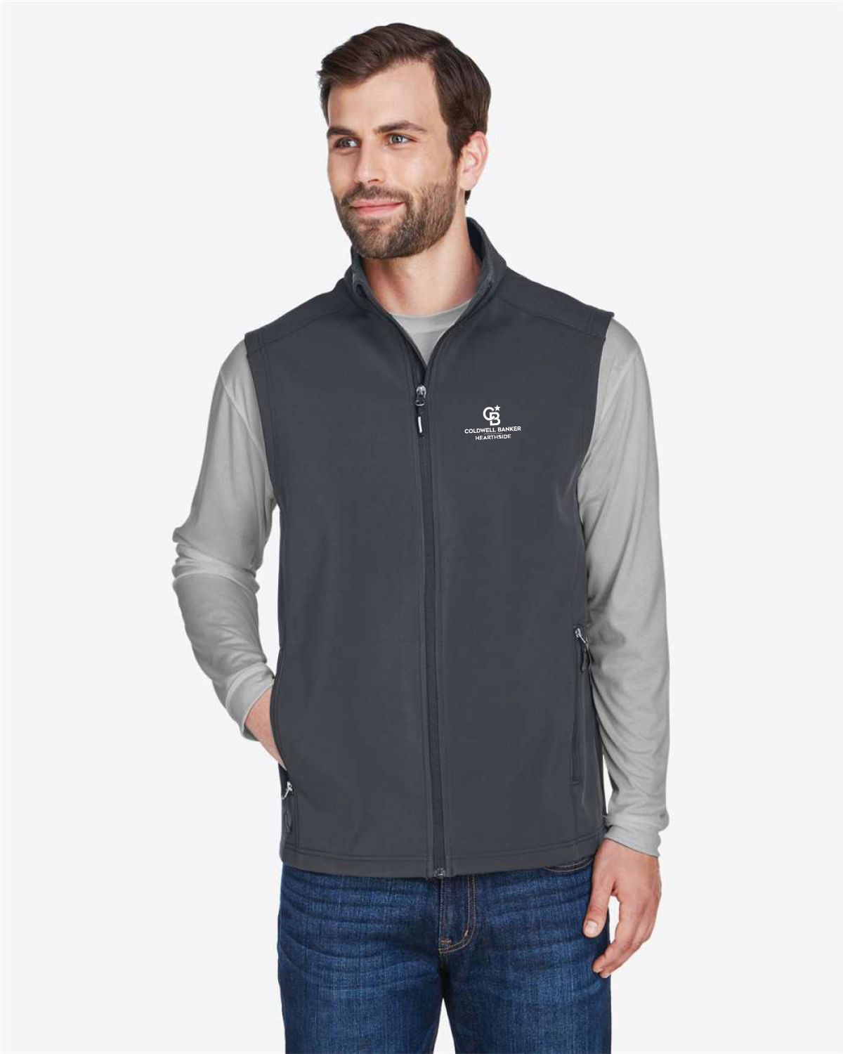 Men's Cruise Two-Layer Fleece Bonded Soft Shell Vest