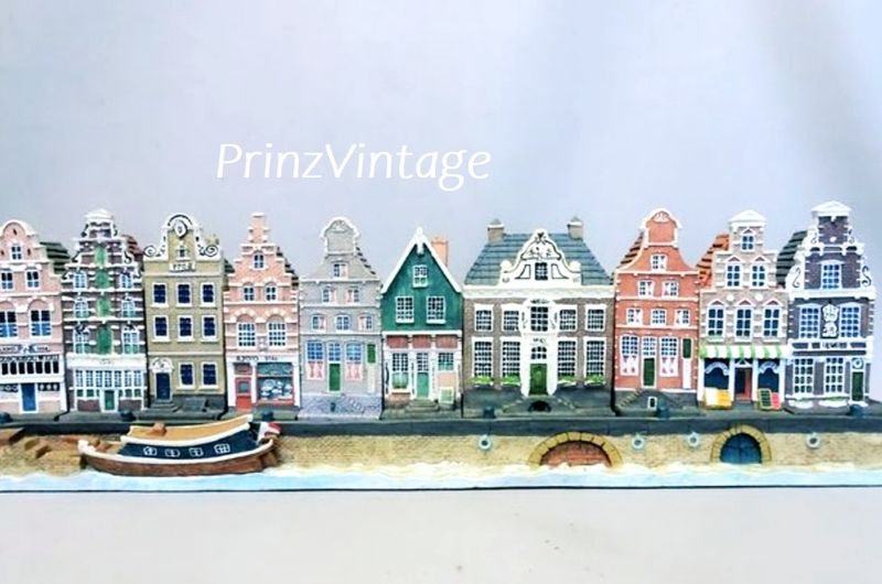 Miniature HOUSES Amsterdam Houses Canal, collectable small houses Amsterdam, gift, home Decor