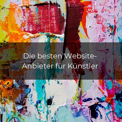 Das sind die 11 besten Website-Anbieter für Künstler