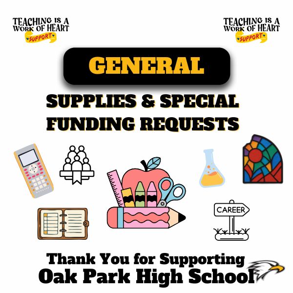 WINTER SUPPLY &amp; SPECIAL FUNDING REQUEST DRIVE:  GENERAL FUND