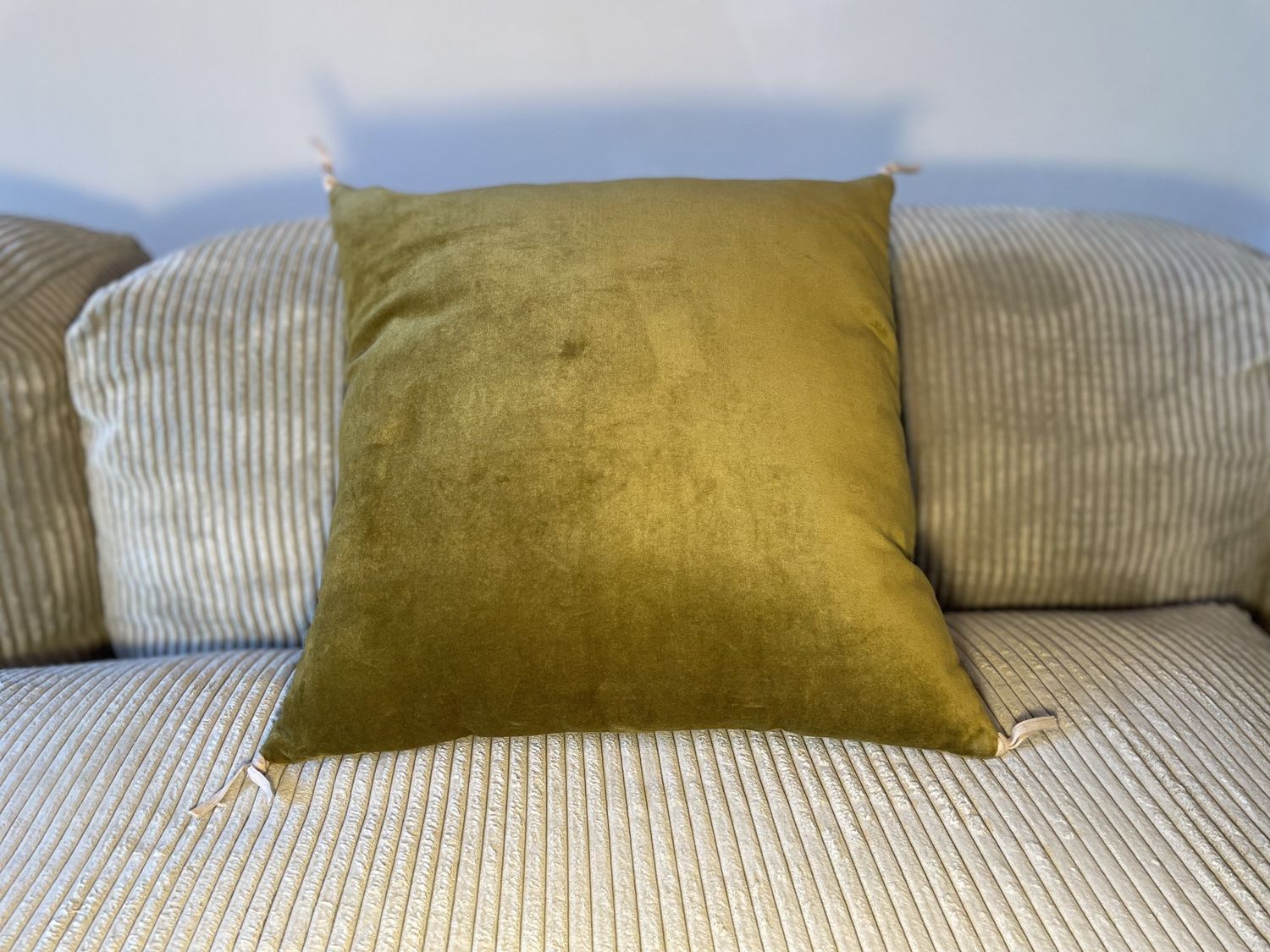 Lyric kussen 45x45 cm Olijf