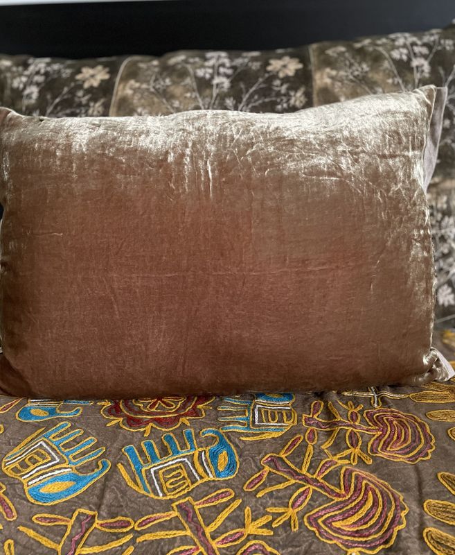 Fortuna bruin + Herbier kussen kaki