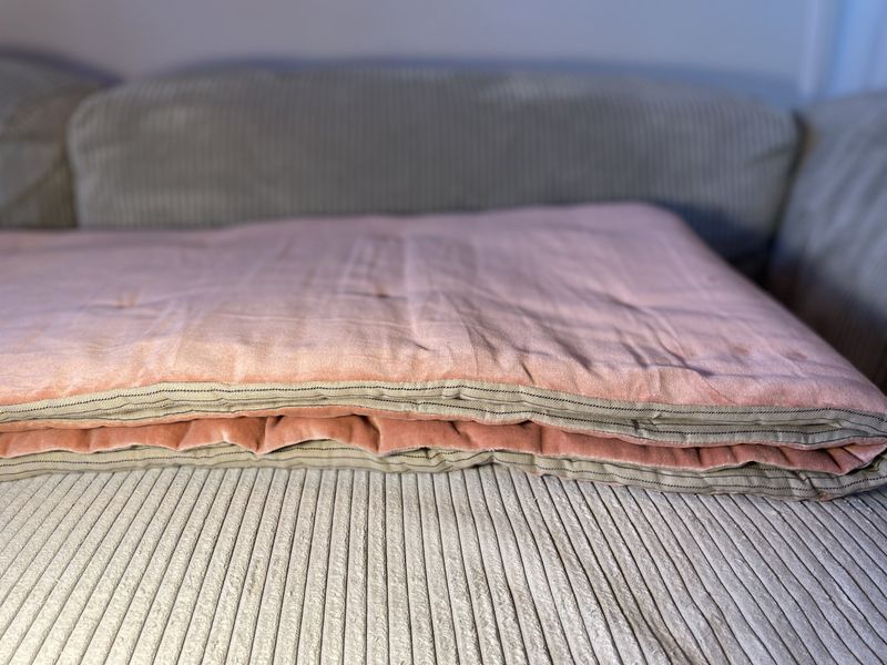 Medicis plaid 90x200 cm Roze Poudre