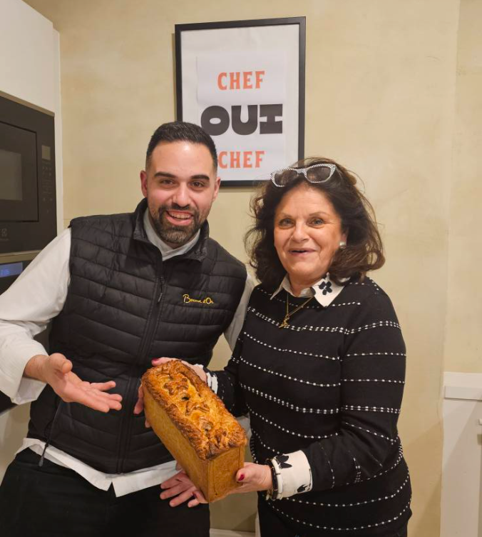 Cours de paté en croute avec le chef Hasan