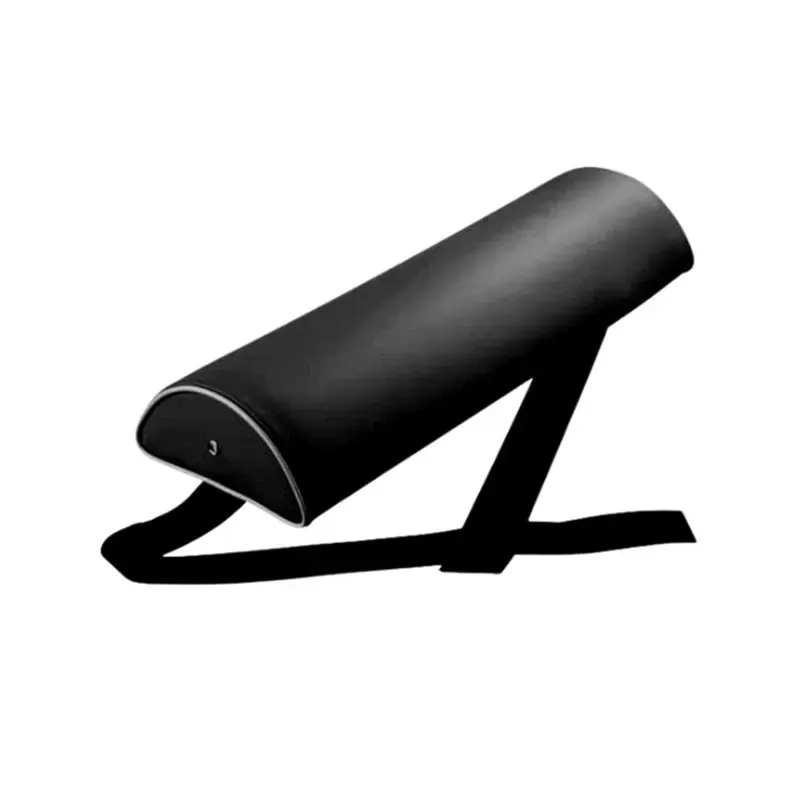 Coussin de têtière avec sangle de maintien Noir