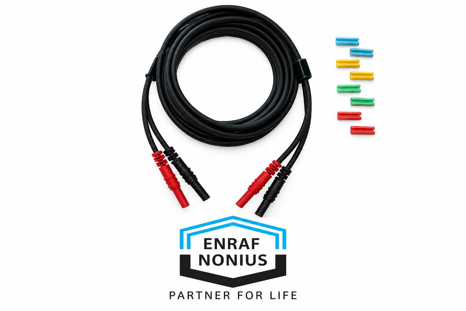 CÂBLE PATIENT ENRAF-NONIUS NOIR SORTIE 2 MM MÂLE CÂBLE PATIENT ENRAF-NONIUS NOIR SORTIE 2 MM MÂLE