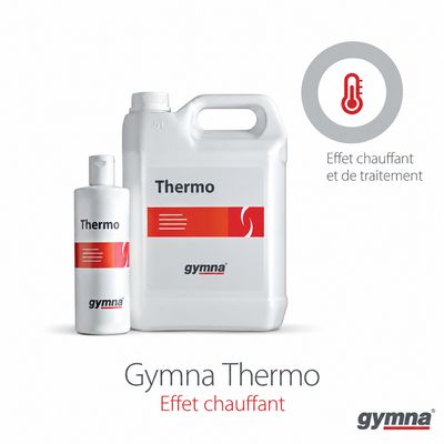 Gymna THERMO – Lotion de massage chauffante professionnelle Gymna THERMO lotion de massage chauffante au camphre pour kinésithérapeutes