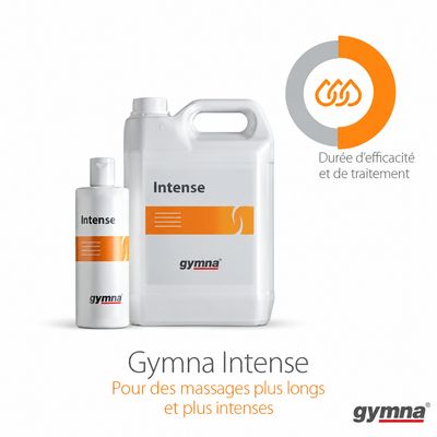 Gymna Intense lotion de massage sportif pour kinésithérapeutes