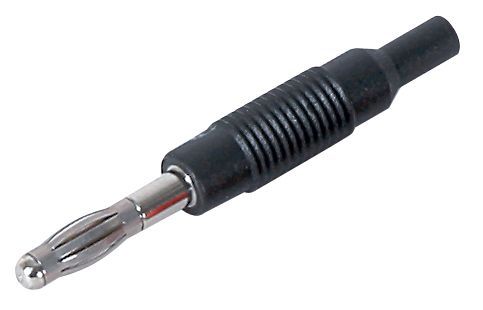Adaptateur pour câble patient, mâle 4 mm / 2 mm femelle, noir Adaptateur pour câble patient, mâle 4 mm / 2 mm femelle, noir