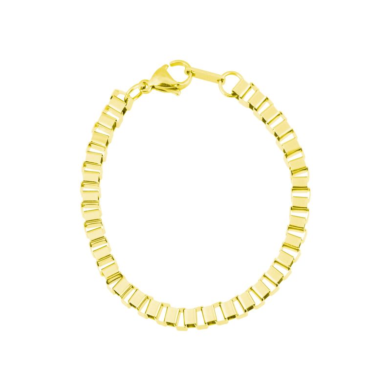 Box chain bracelet - Gold