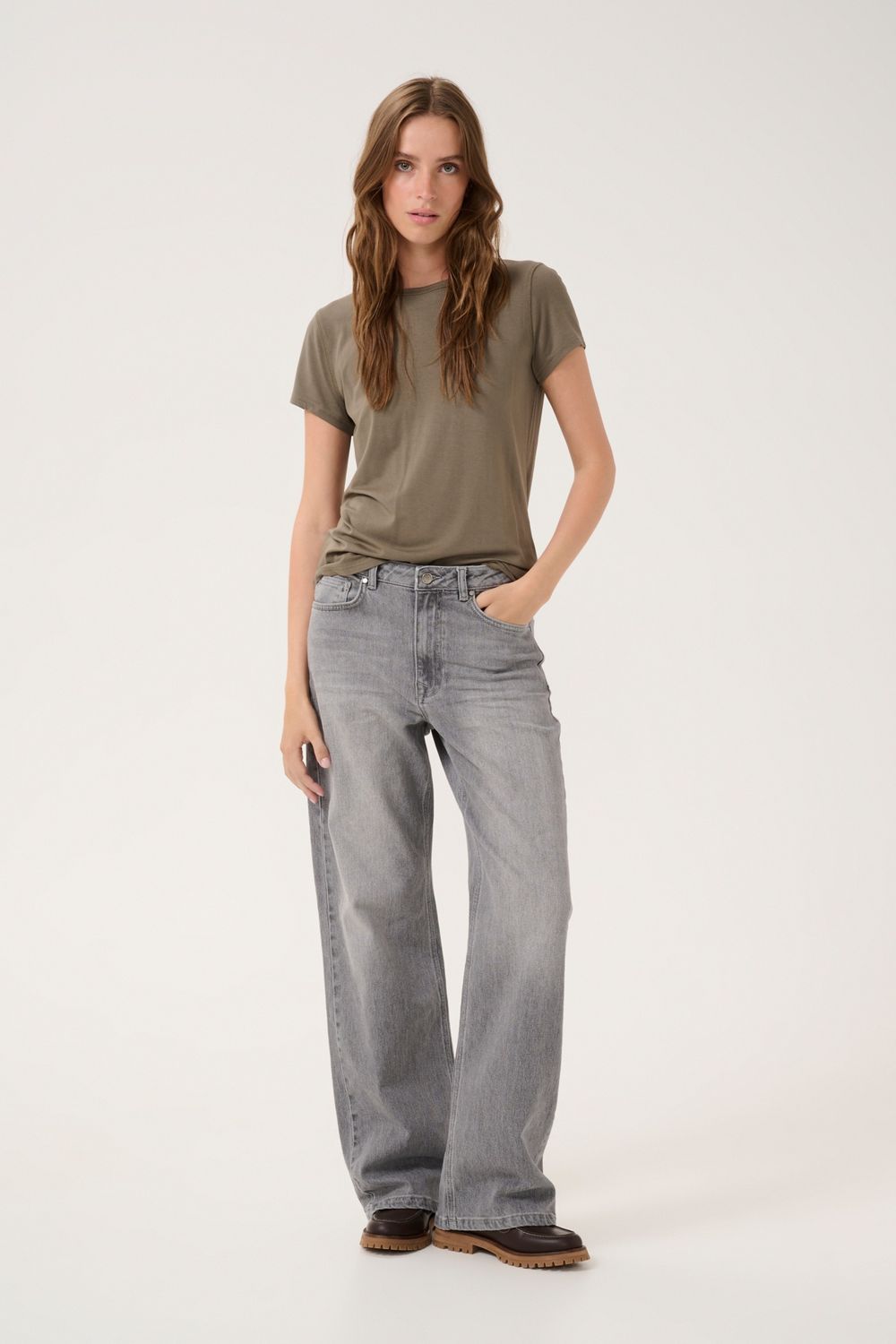 35 THE LOUIS 139 HIGH WIDE Y - light grey - My Essential Wardrobe


