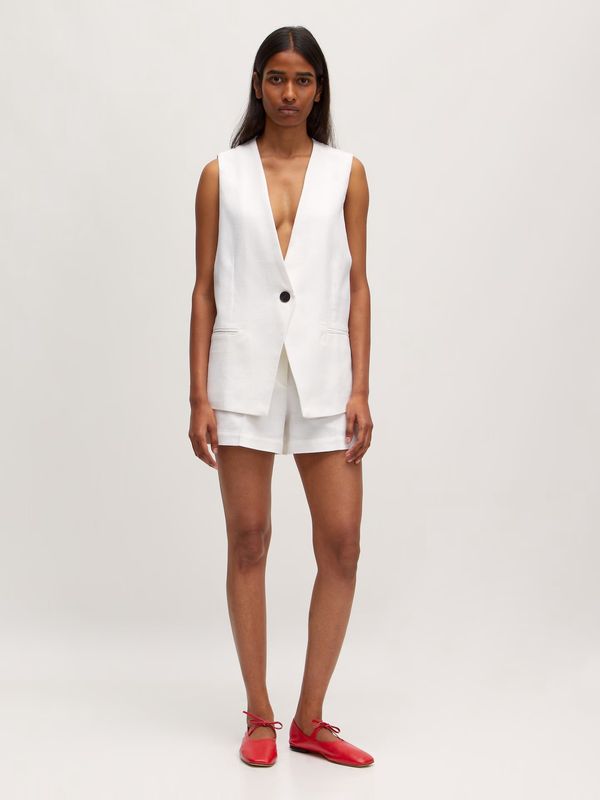 Willow vest - white