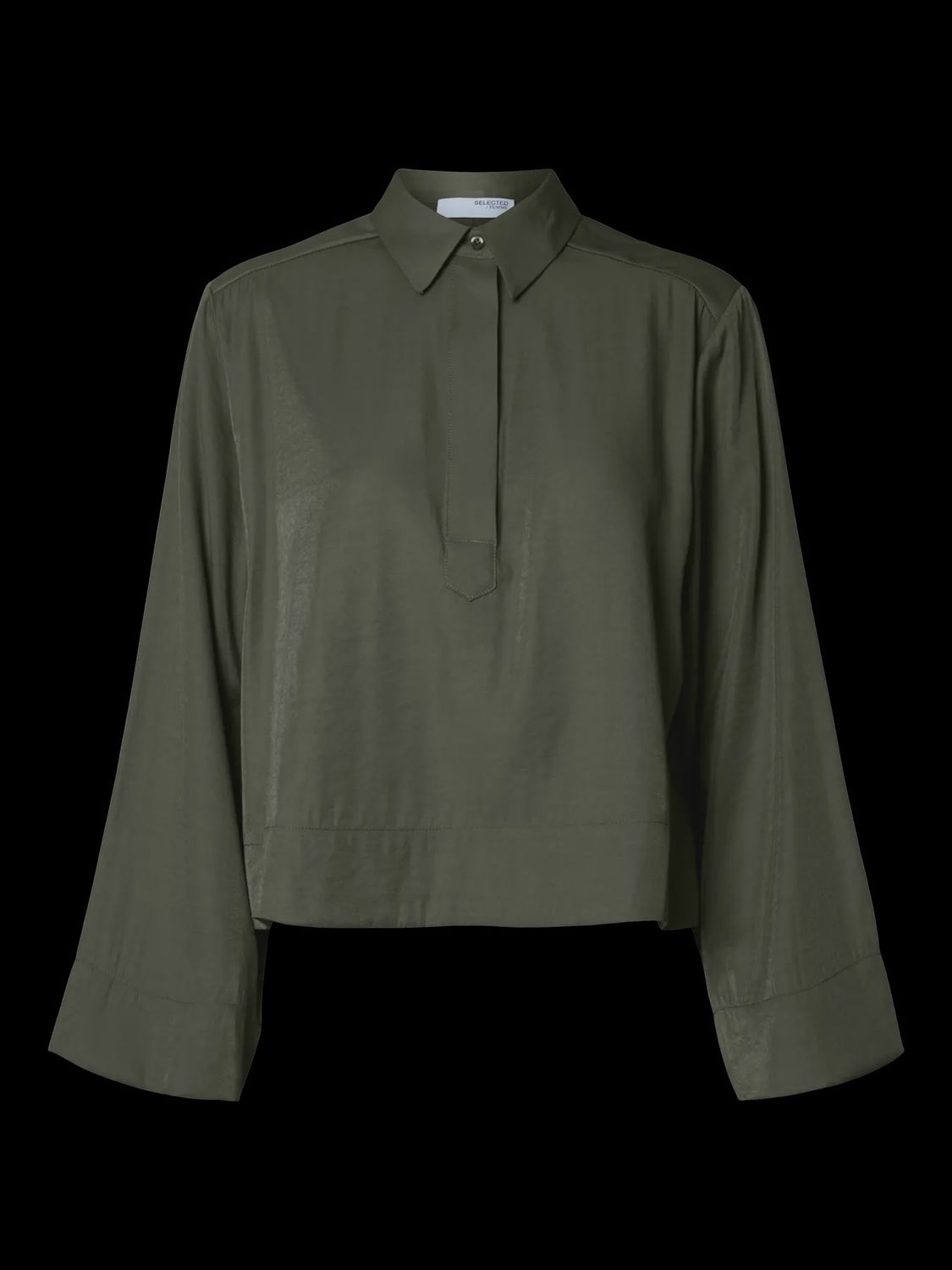 SLFjean  cropped shirt