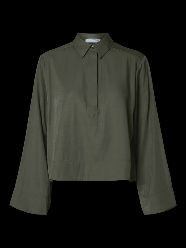 SLFjean  cropped shirt