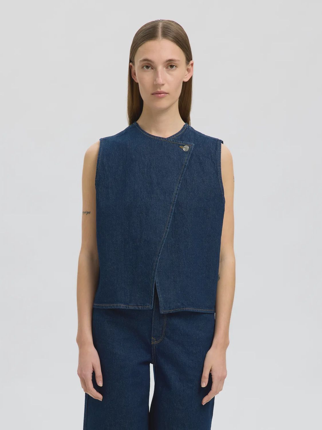 SLFvida denim vest