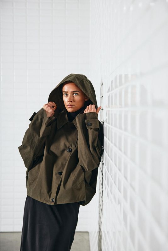 Alaia hooded jacket
