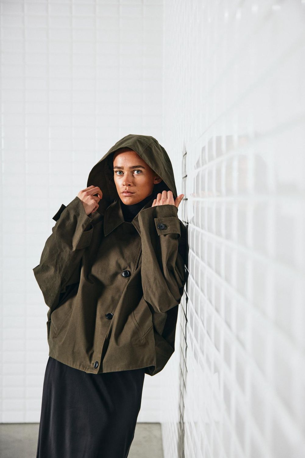 Alaia hooded jacket