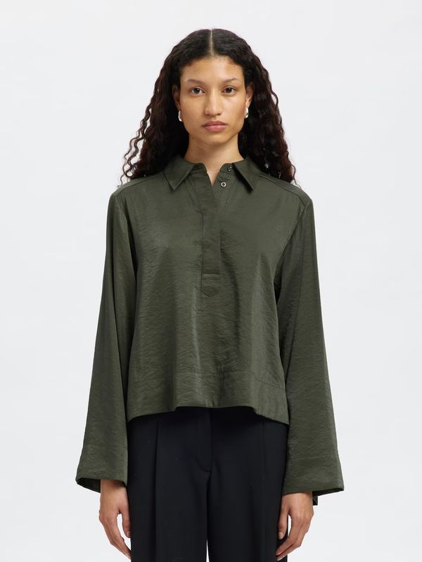 SLFjean  cropped shirt