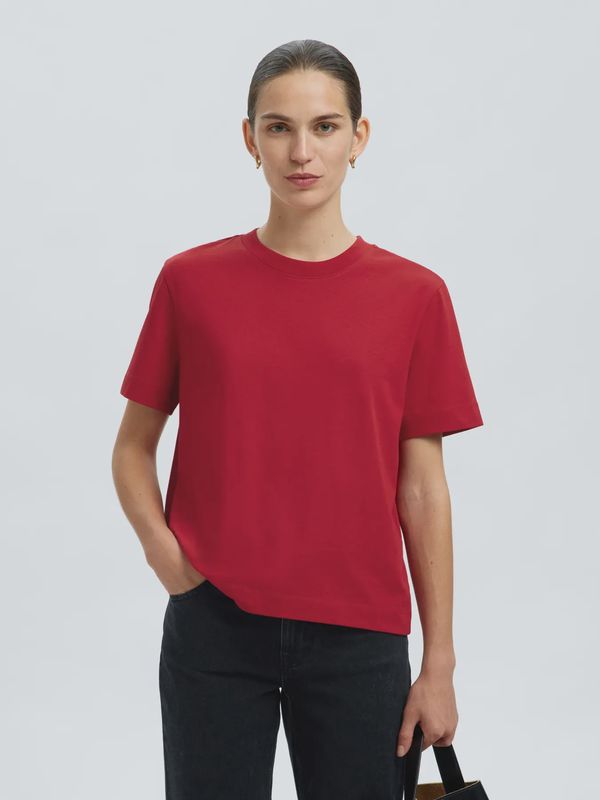SLFessential box Tee - Red