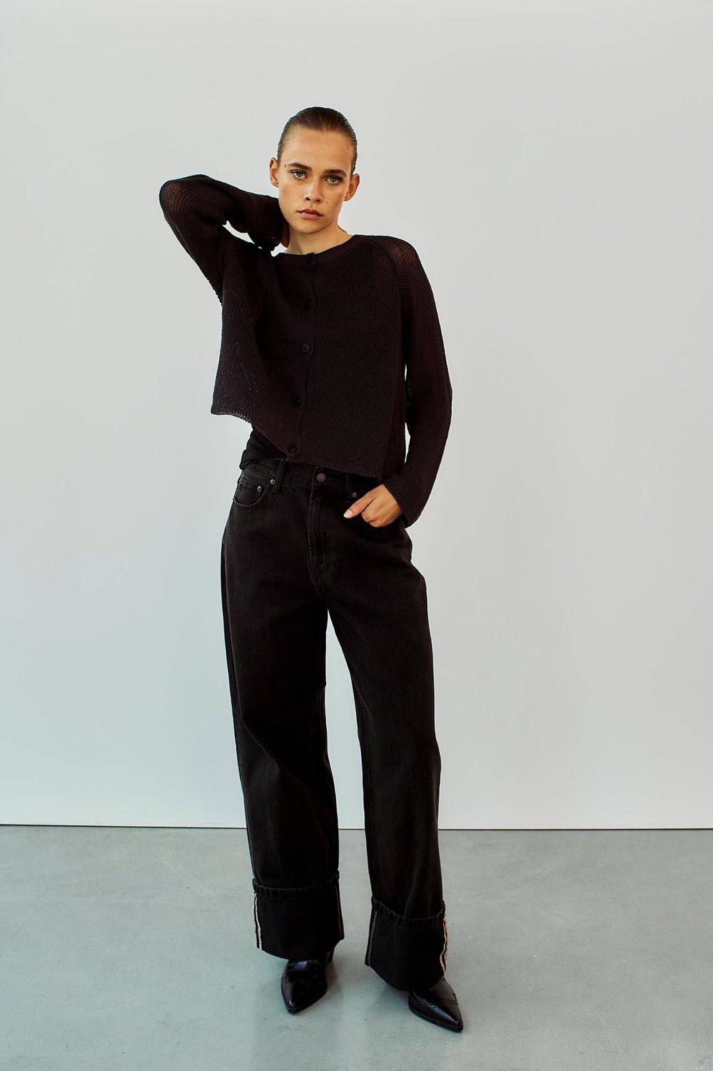 Hazel turn up jeans