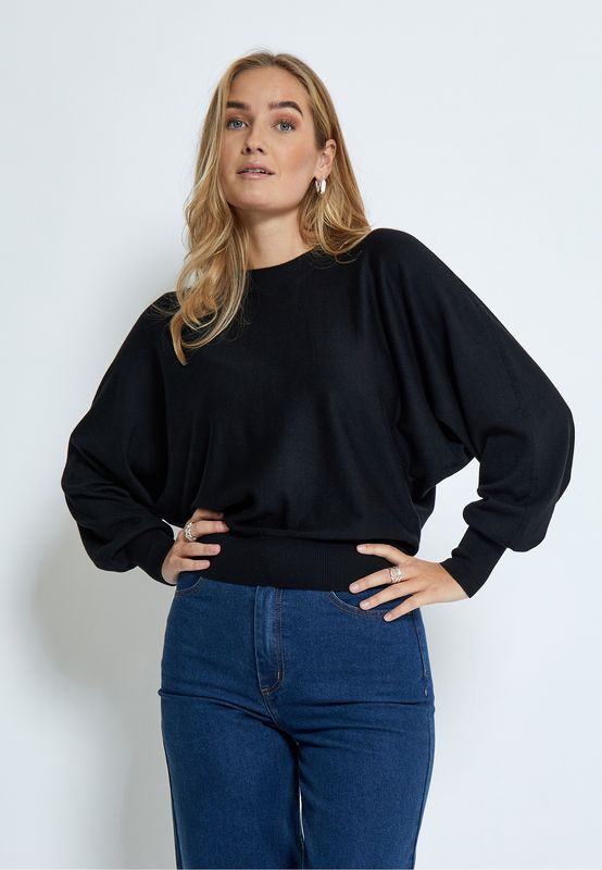 Dana Bat Sleeve Knit Pullover