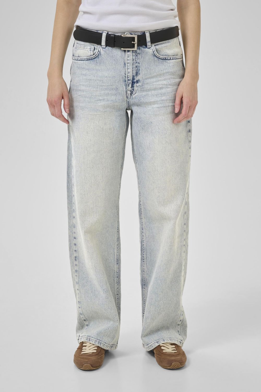35 THE LOUIS 139 HIGH WIDE Y - Light blue dirty wash