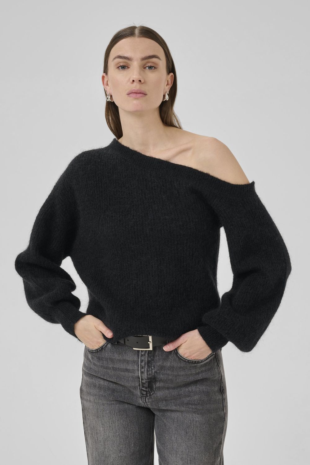 SivaMW Knit Off Shoulder
