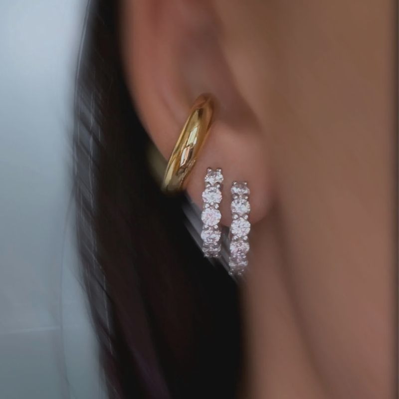 Iris earring - Gold