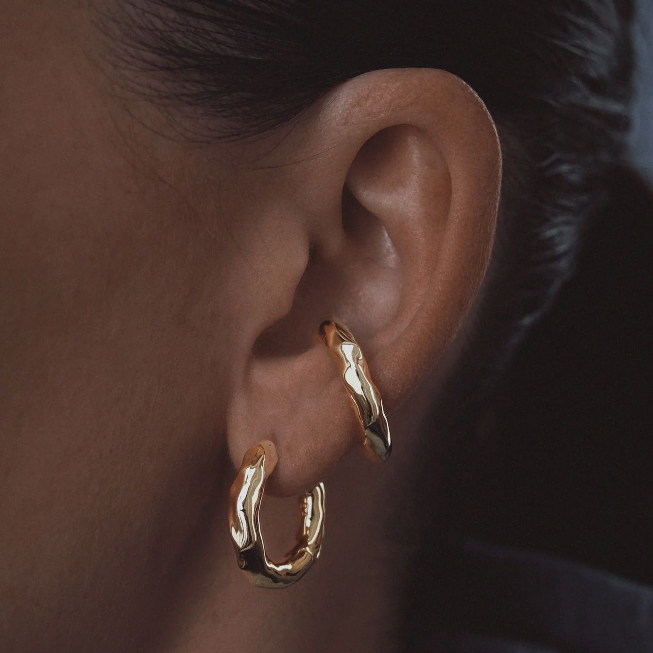 Kos molen earring - Gold