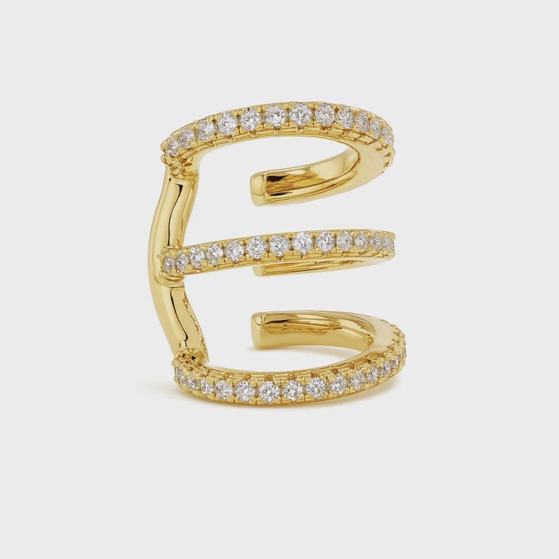 Trio Ivy ear cuff