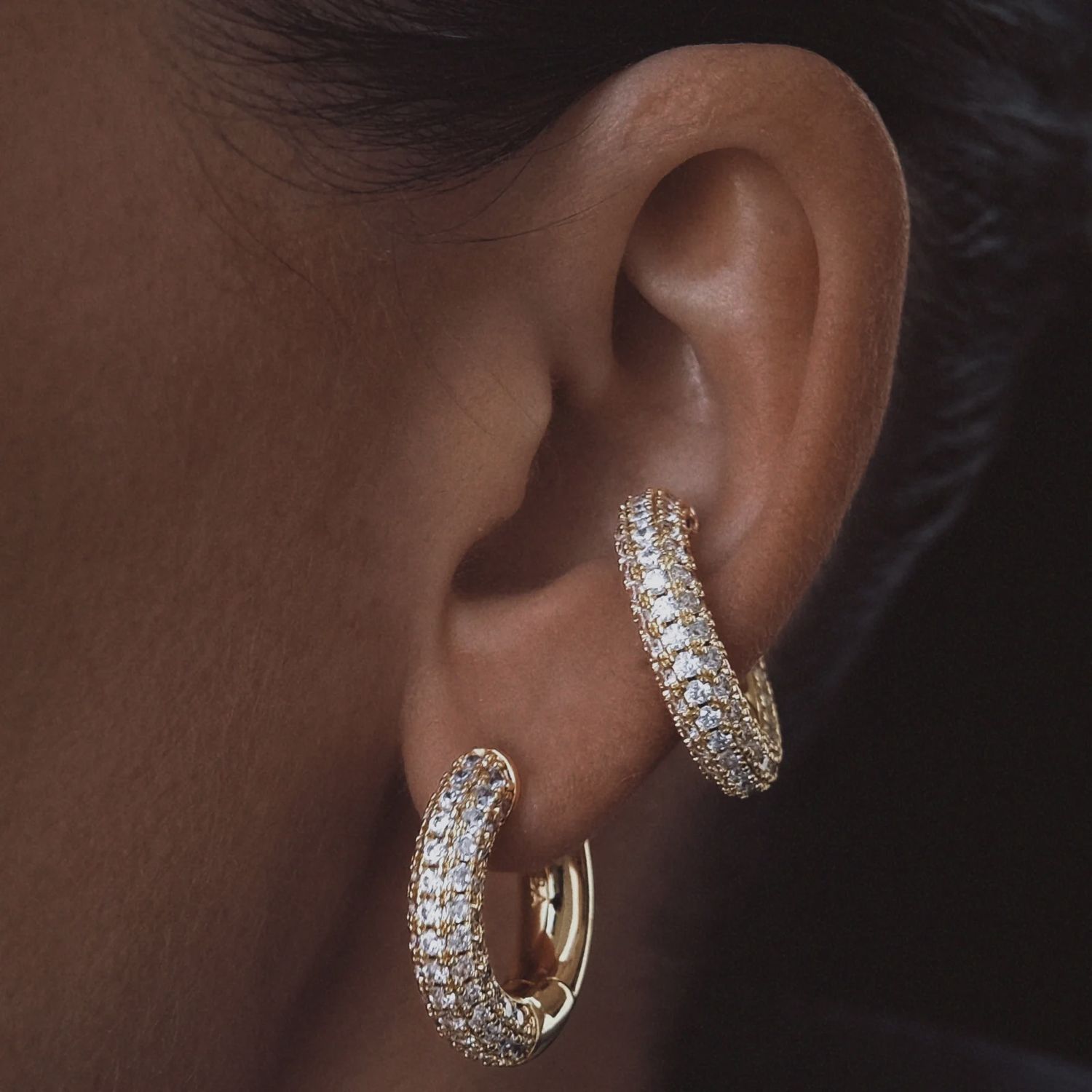 Chunky kos diamond earcuff