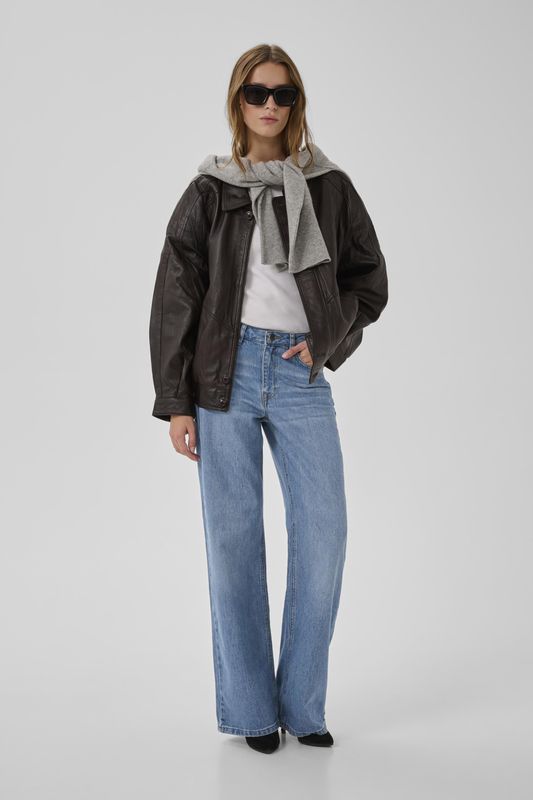 35 THE LOUIS 139 HIGH WIDE Y - Medium blue wash