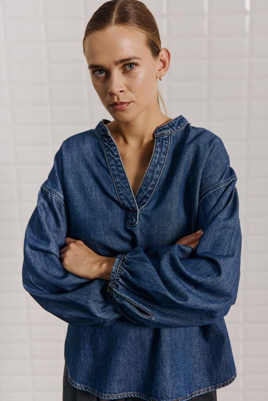 Penelope denim shirt