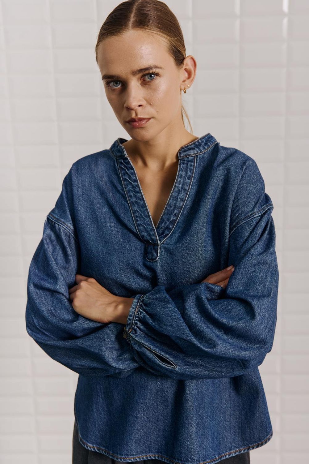 Penelope denim shirt