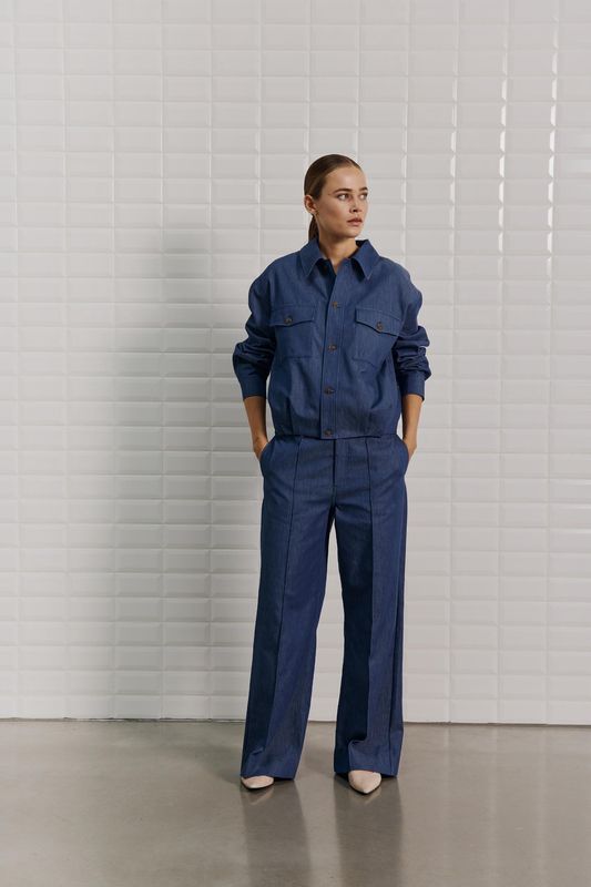 Victoria indigo jacket