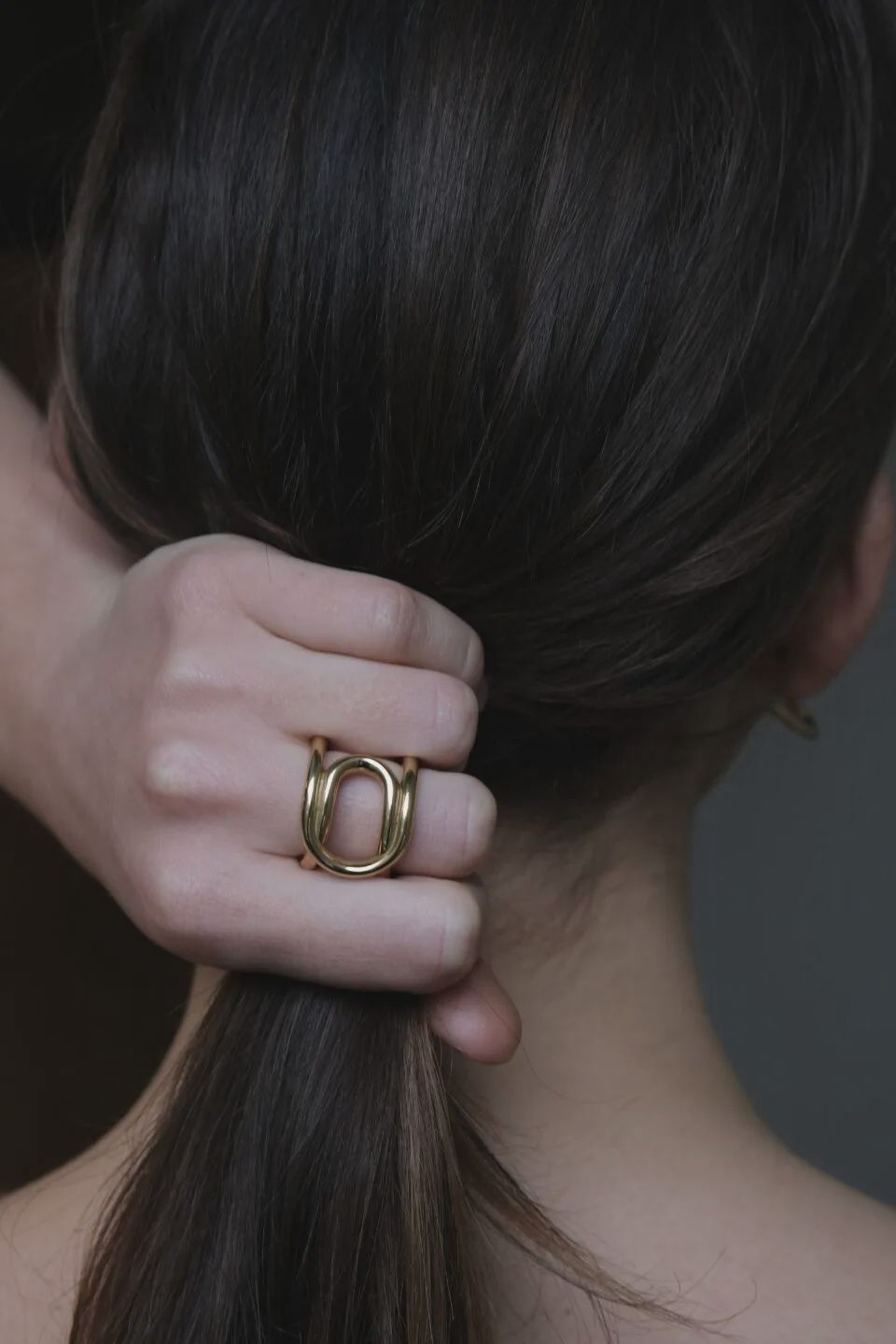 Loop ring - Gold