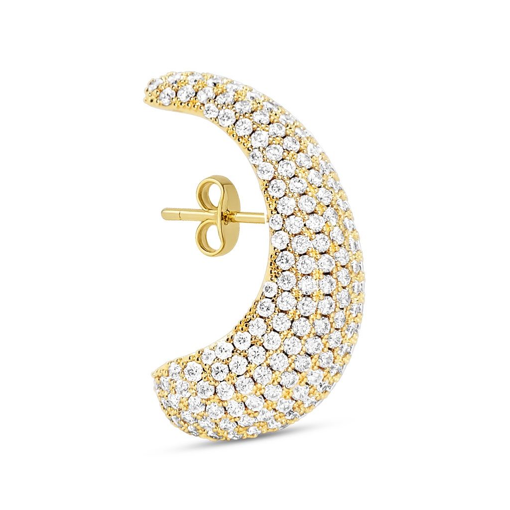 Bulb diamond earstud