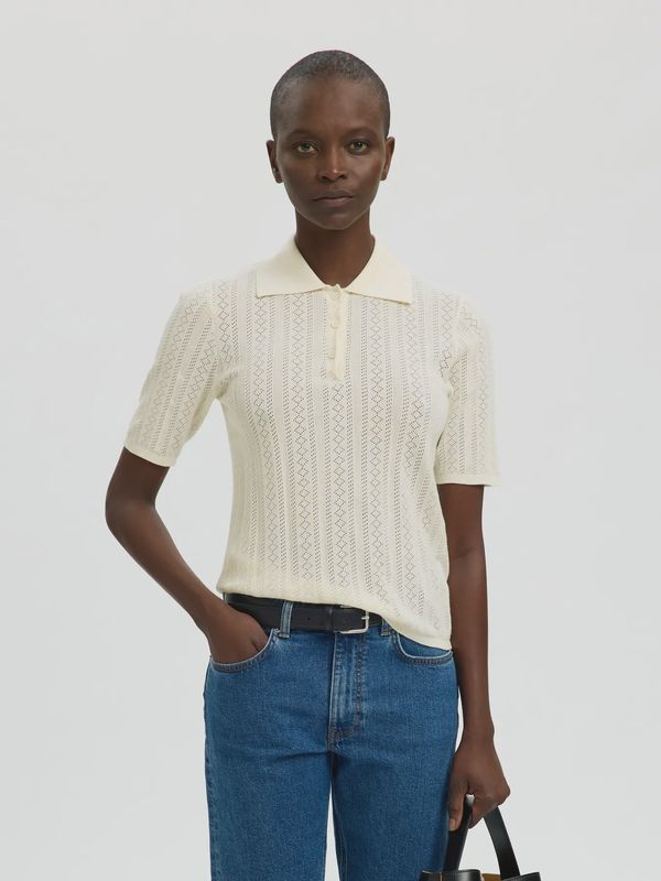 SLFtoledo  knit polo neck