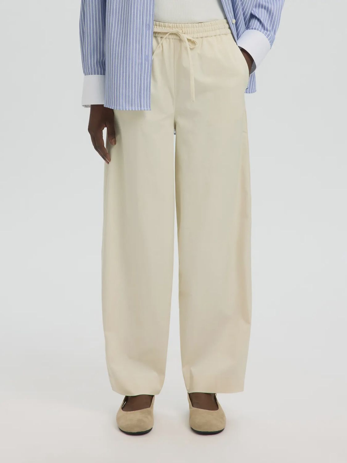 SLFloose barrel pants