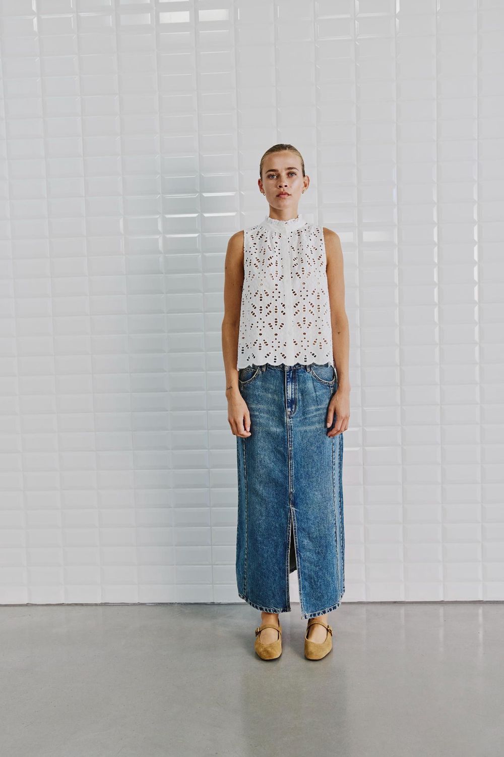 Karolina denim skirt