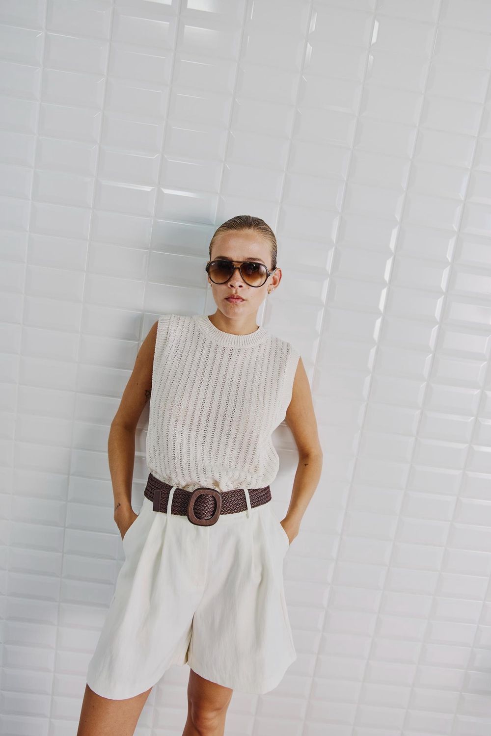 Maritsa tailored short