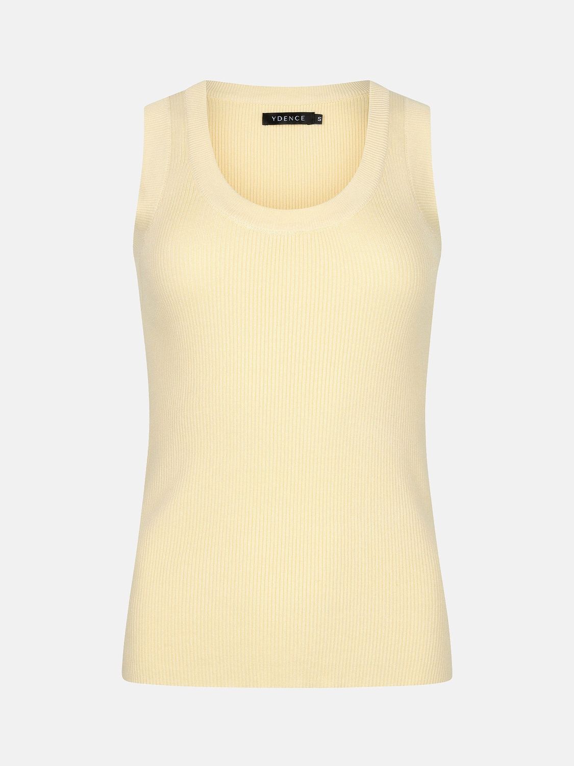 Keely knitted top - Soft yellow