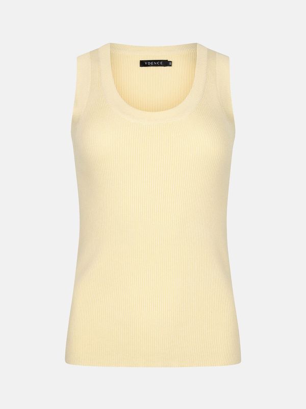 Keely knitted top - Soft yellow