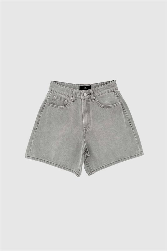 Karolina grey denim shorts