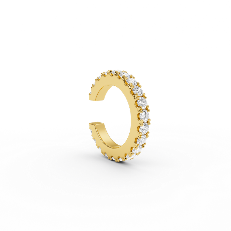 Classic diamond earcuff