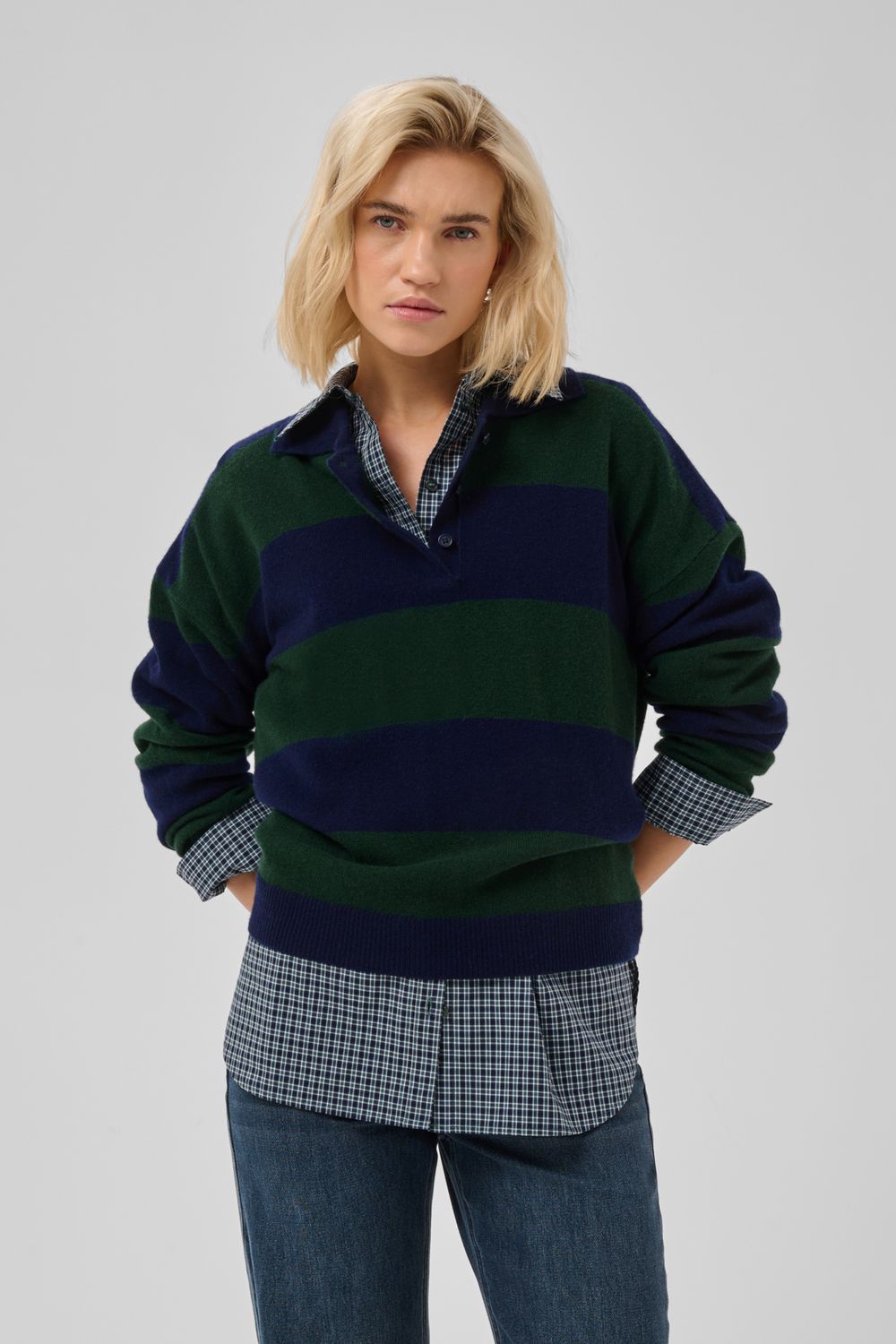 Jola polo pullover