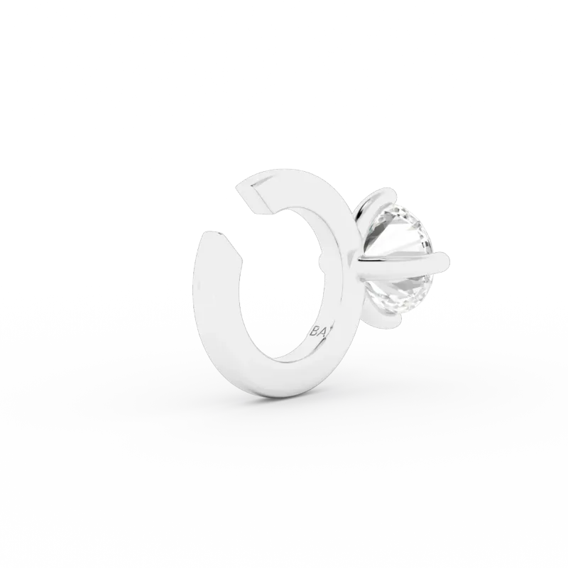 Solitaire classic earcuff