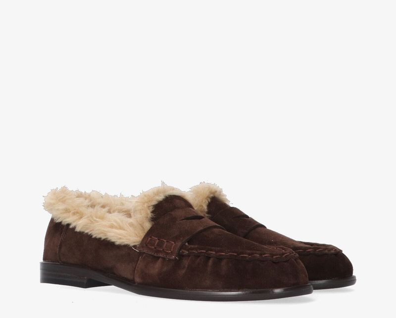 Anica loafer - Brown suède